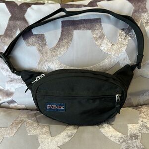 Jansport Black Belt Bag with Adjustable Strap